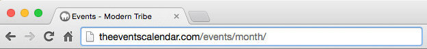 Single event page meta title correctly showing dash separator