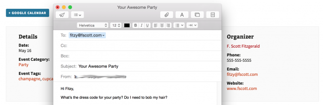 KB - organizer mailto 2