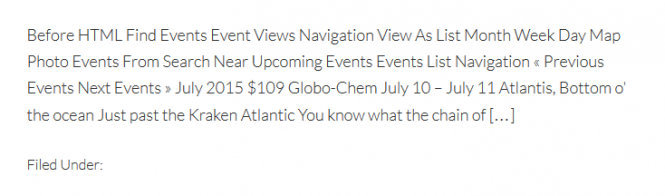 Genesis Content Archive Result