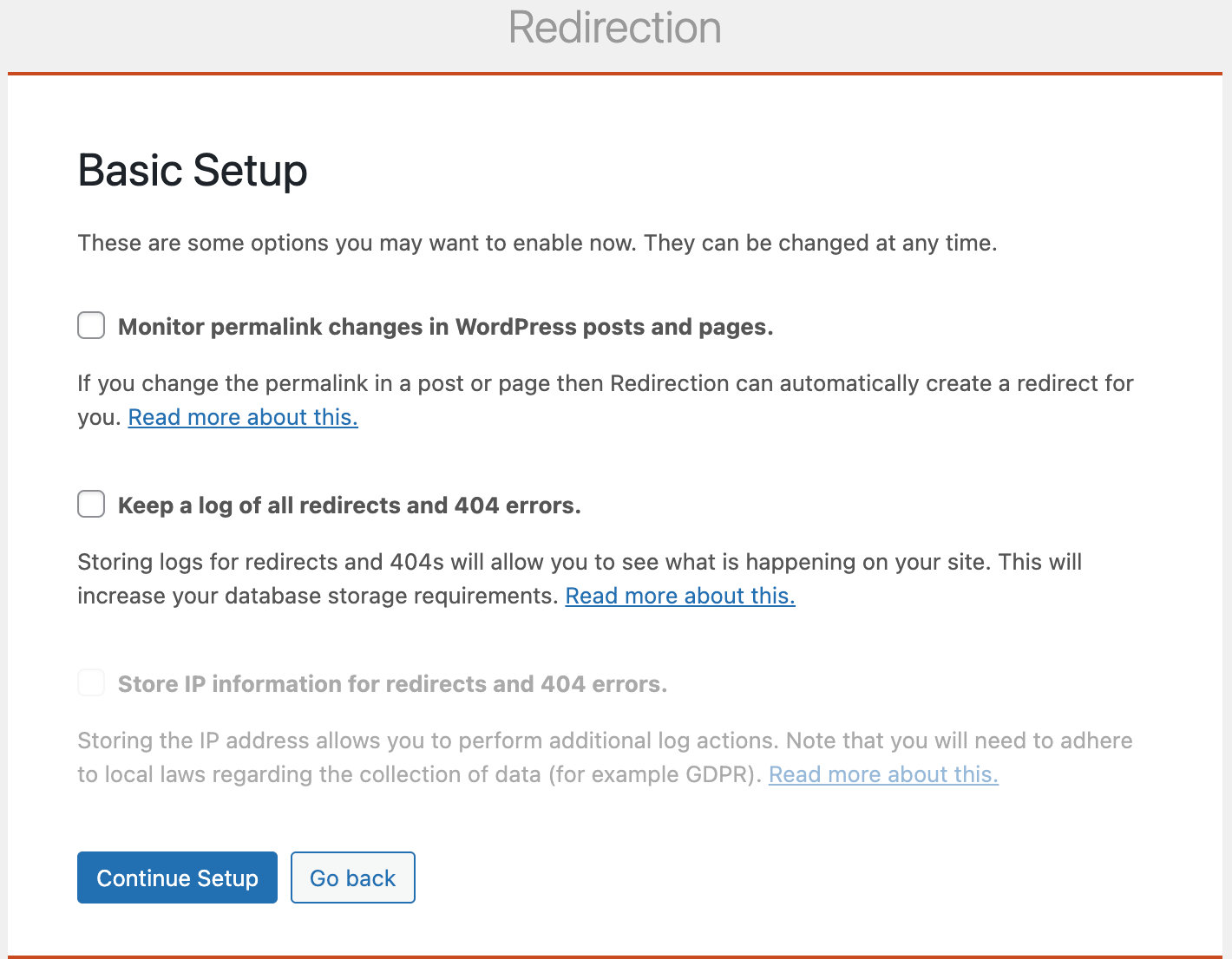 Set up the redirection plugin to redirect recurring events