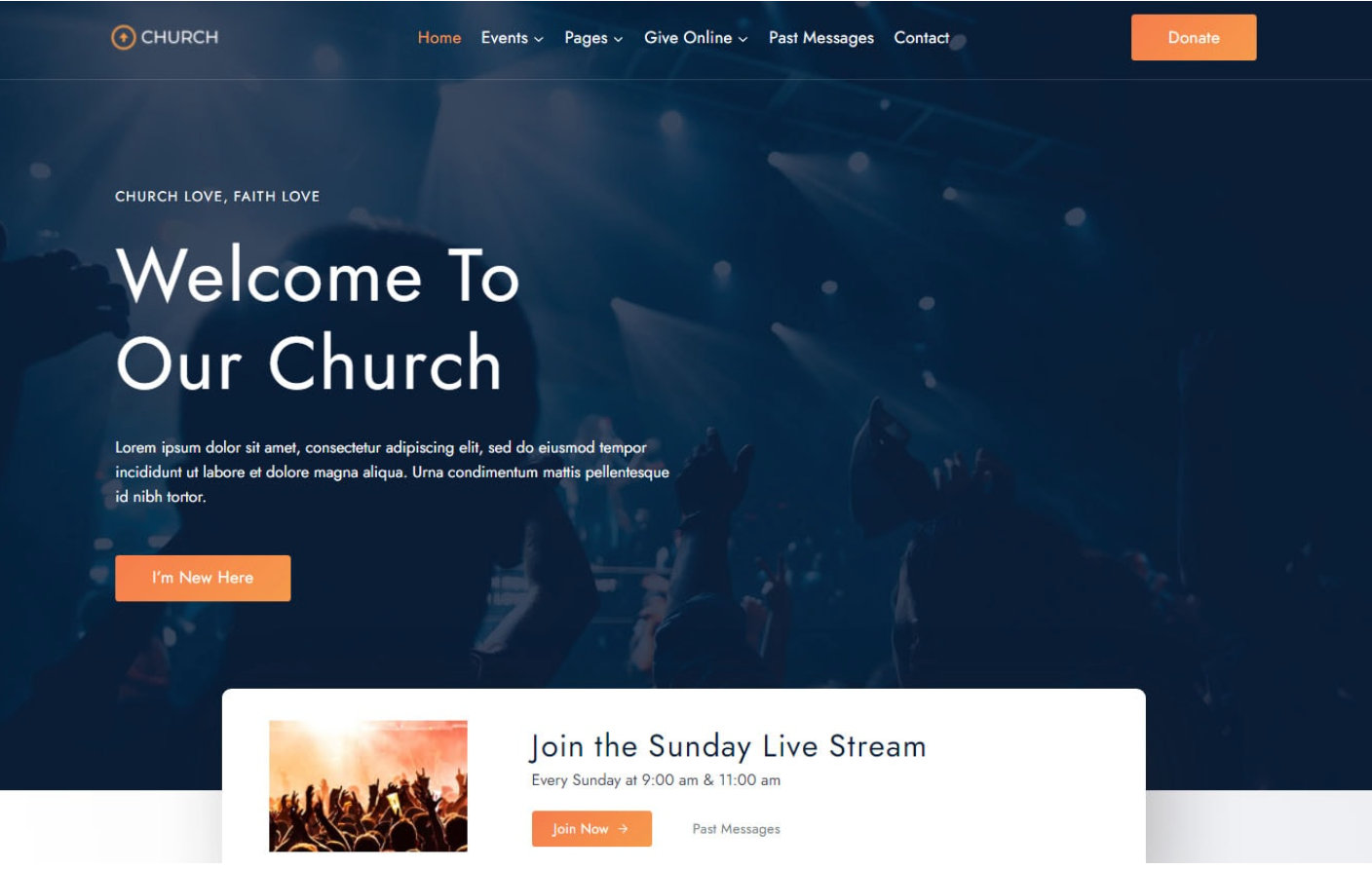 Kadence WP WordPress theme for churches
