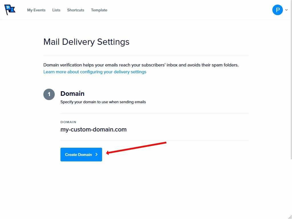 Mail Delivery Settings in Promoter