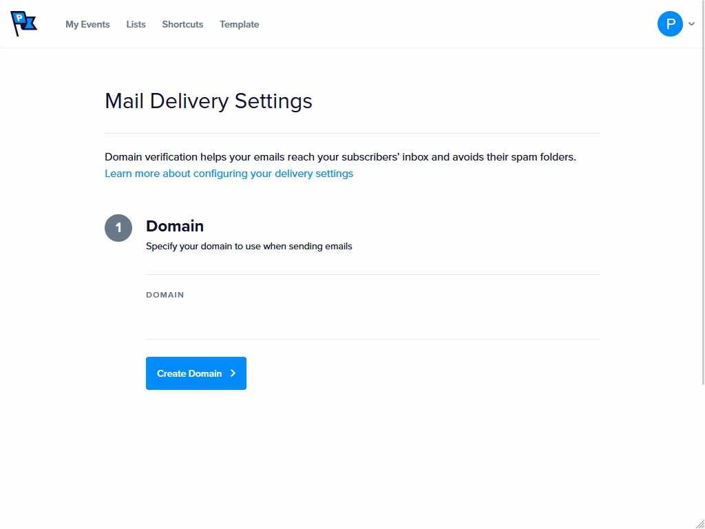 Mail Delivery Settings in Promoter