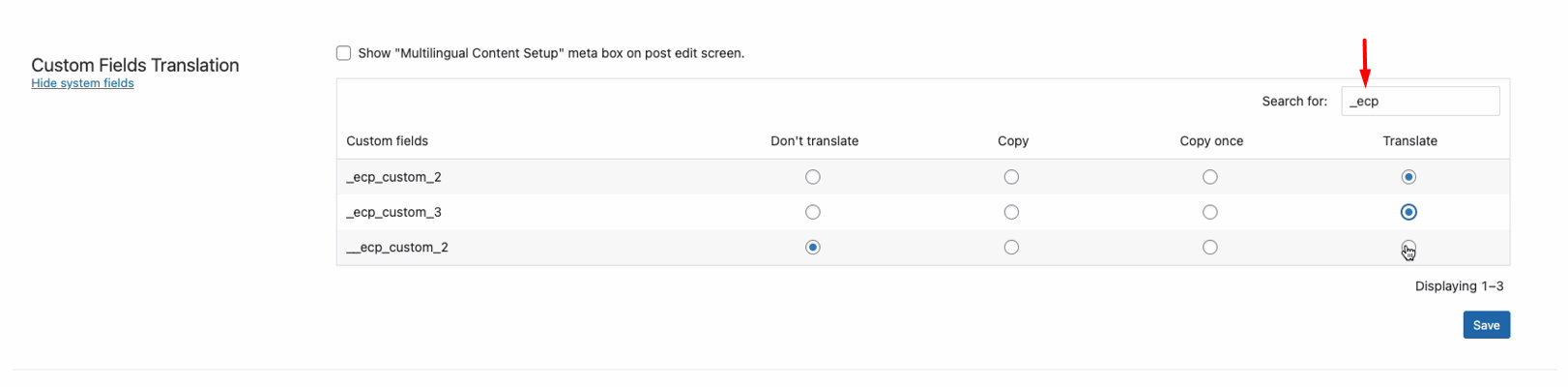 Translating Additional Fields with WPML Knowledgebase