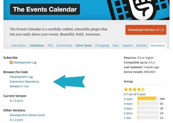 Documentation and development log for The Events Calendar by Modern Tribe