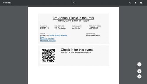 PDF Tickets | The Events Calendar