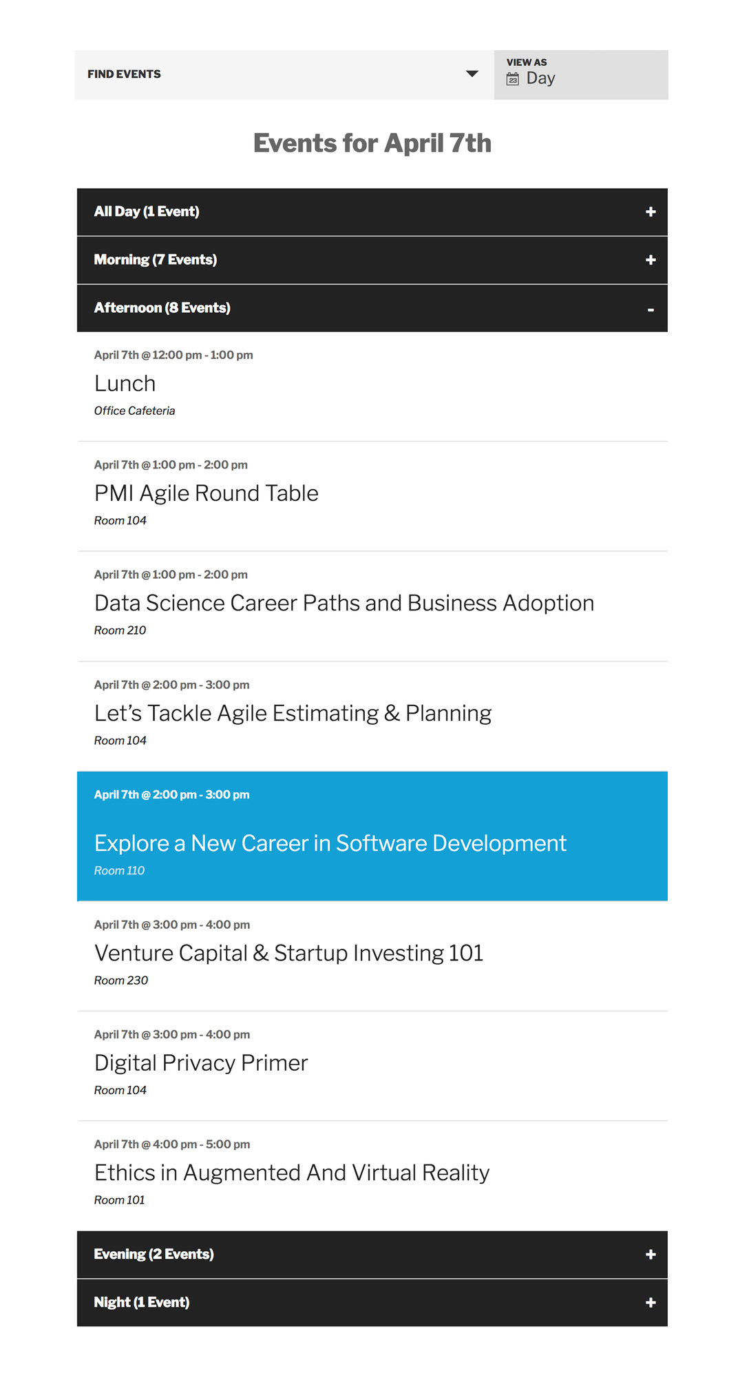 Is the Schedule Day View Right for You? The Events Calendar