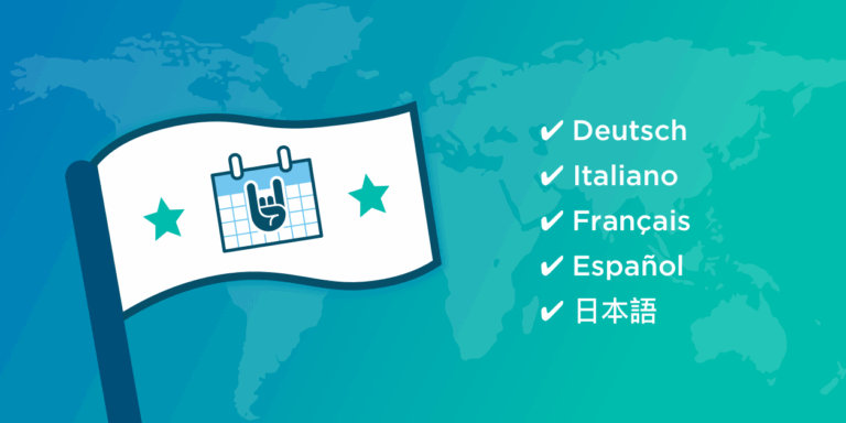 100% complete translations for top five languages