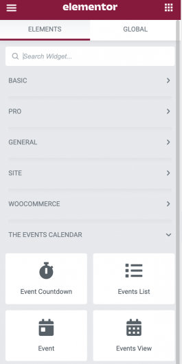 The Events Calendar Adds Elementor Compatibility to Events Calendar Pro