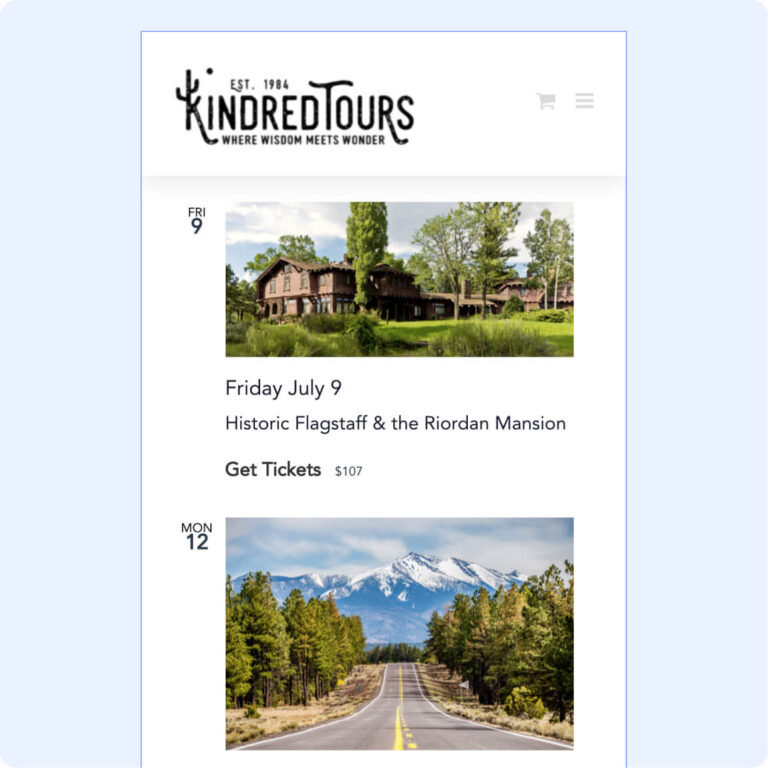 Kindred Tours The Events Calendar