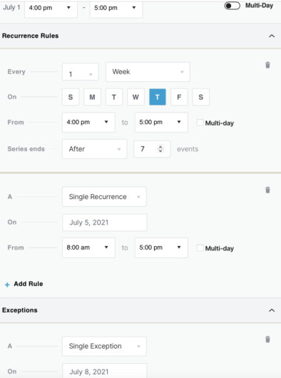 How to Add Recurring Events to a WordPress Site | The Events Calendar