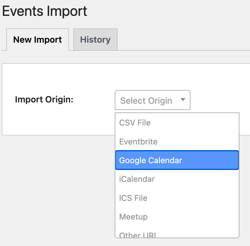 Adding a Google Calendar to WordPress