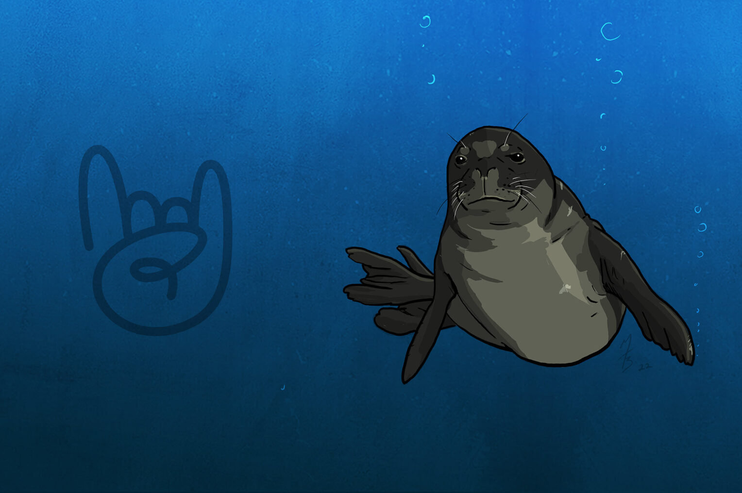 Monk Seal Release Mascot