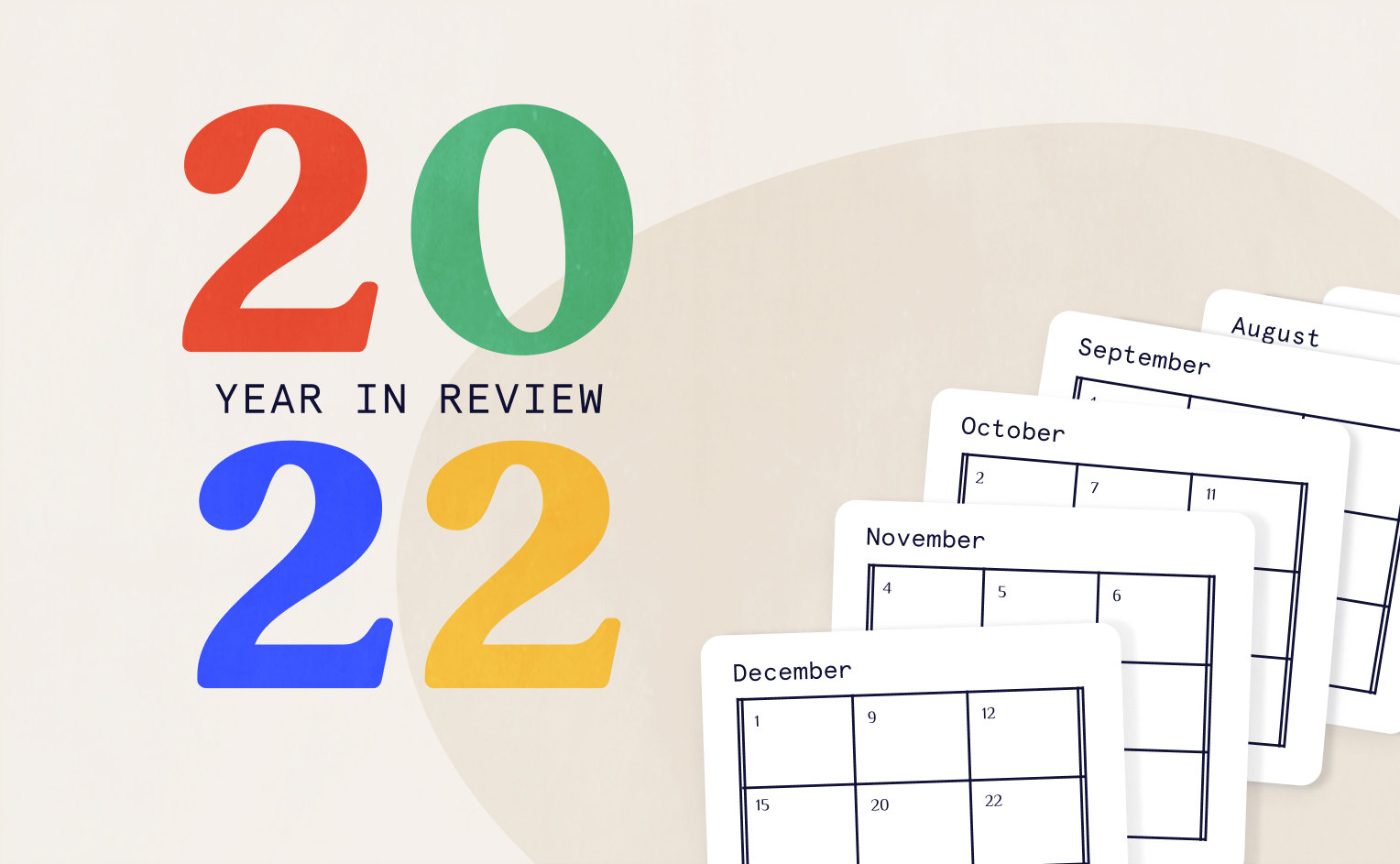 The Events Calendar Year in Review