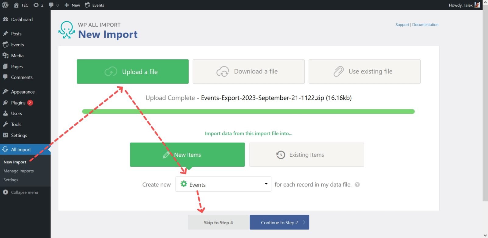 WP All Import Add-On for The Events Calendar | The Events Calendar