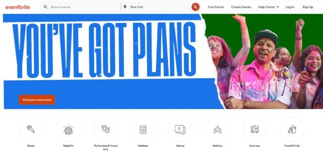 Eventbrite event registration and management platform